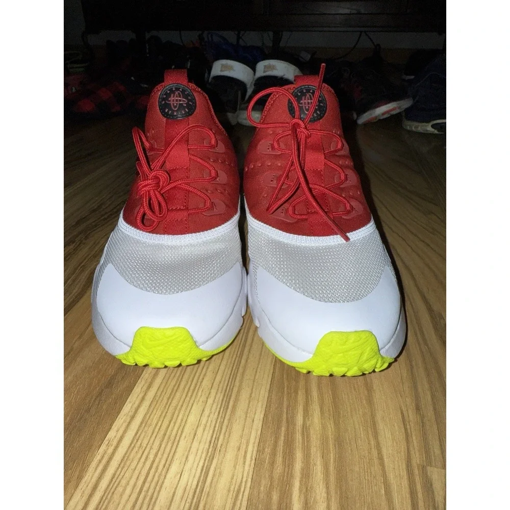 Nike Air Huarache Drift Lifestyle‎ Kids 3Y 3 White Red Volt Shoes 943344-700